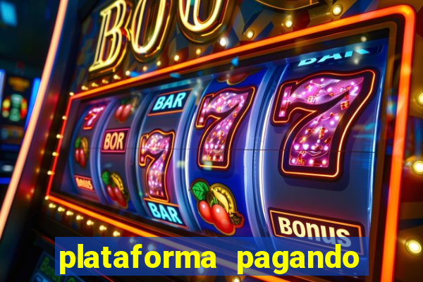 plataforma pagando no cadastro slots